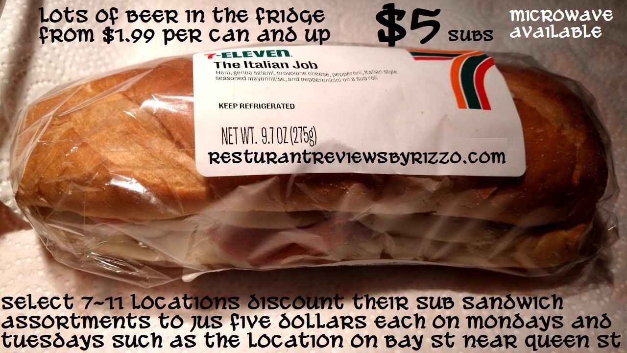 7-11 sub specials