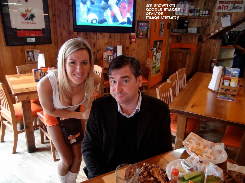 mr bean at hooters ha ha