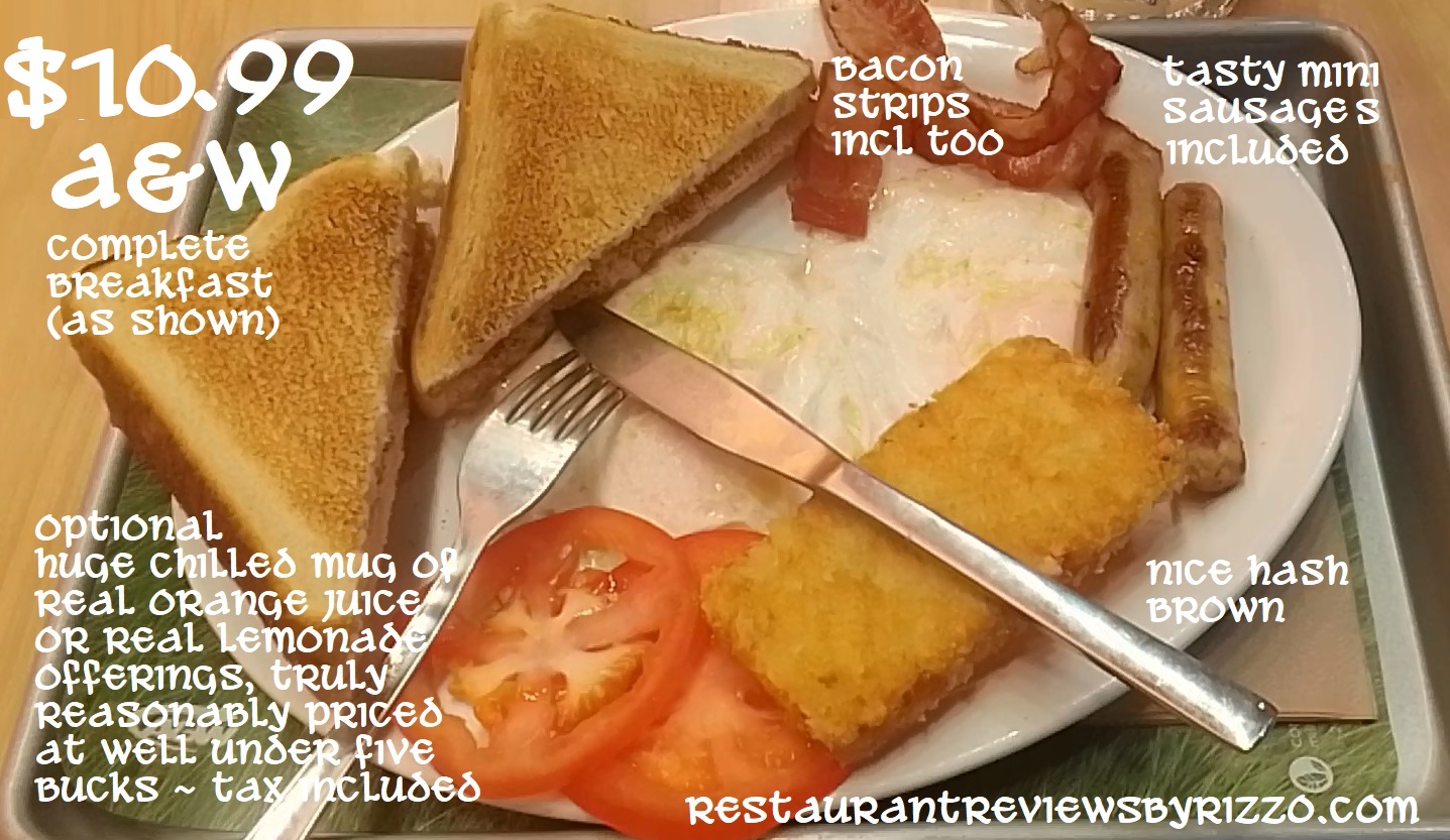 a&W breakfast