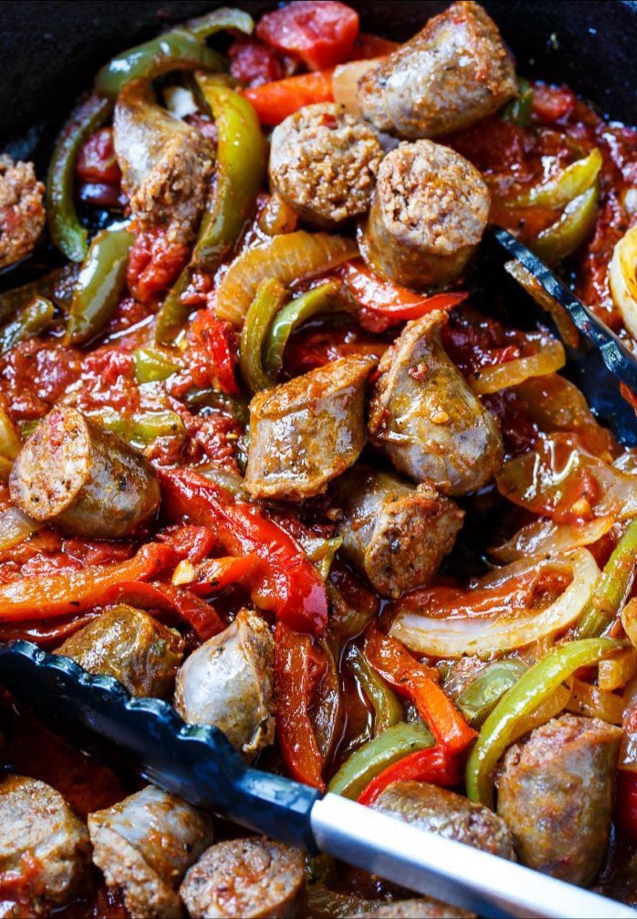 sausage n peppers - Italian style