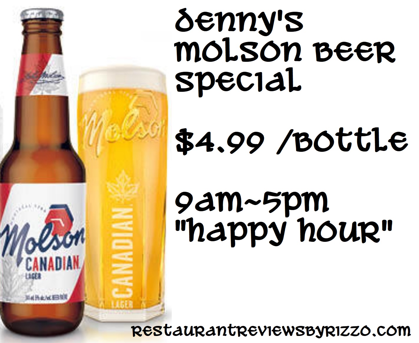 Dennys beer deal - happy hour