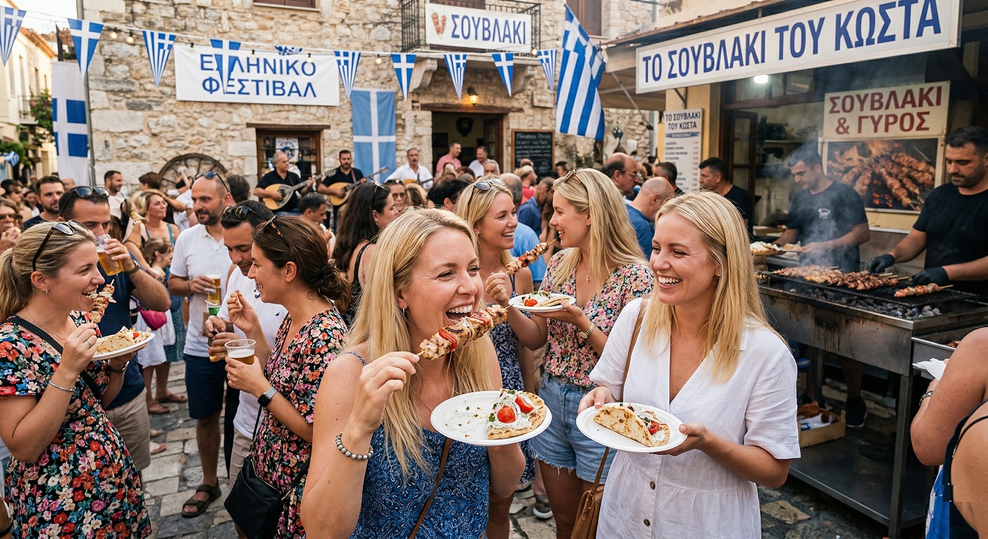 Greek street festval
