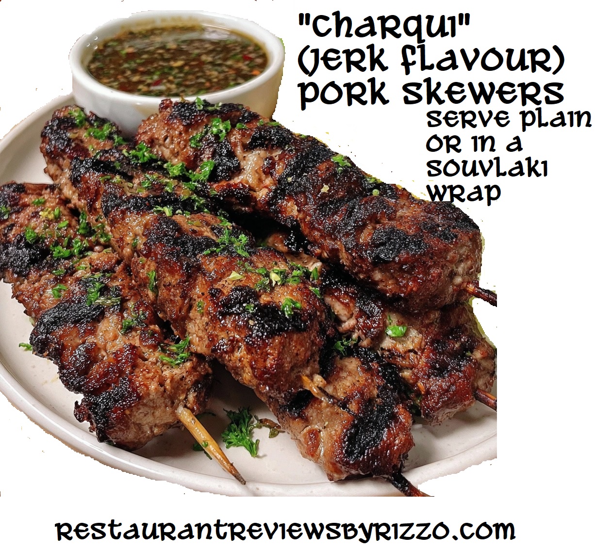 pork skewers (charqui)