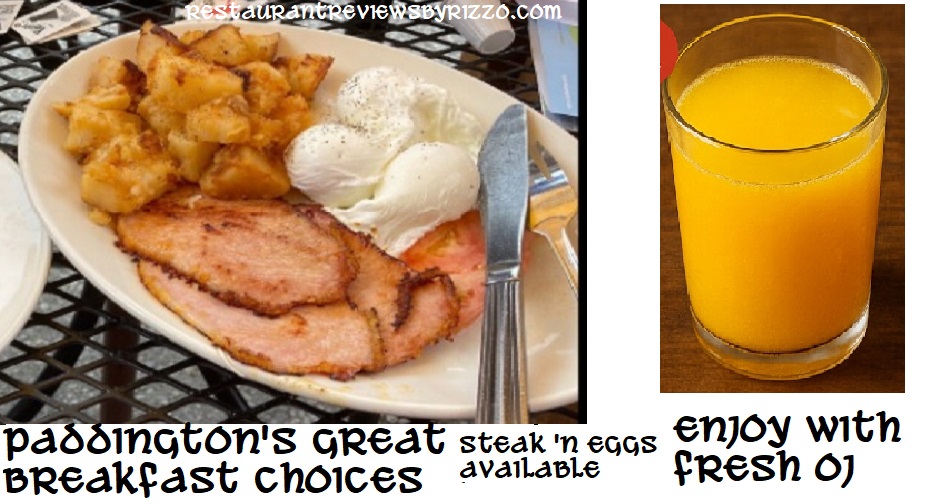 paddingtons breakfasts