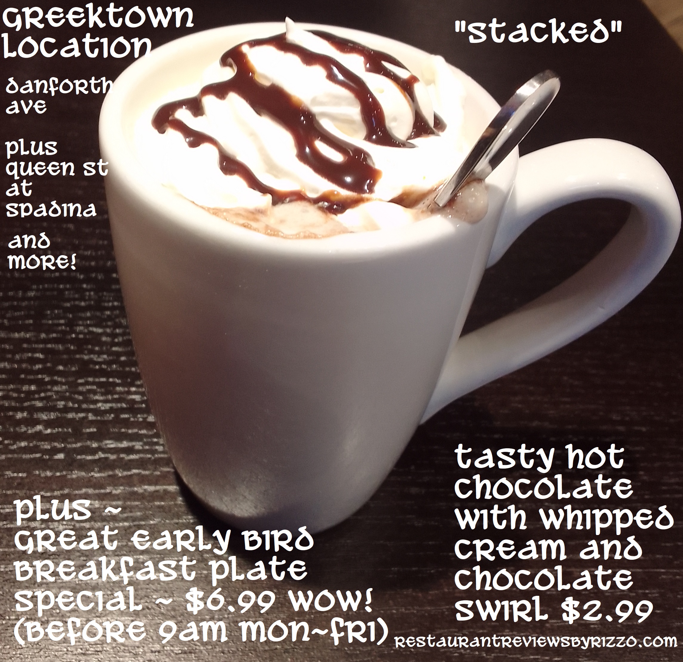 stacked hot choclate